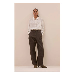 By Bar - Striped Shirt | Ecru