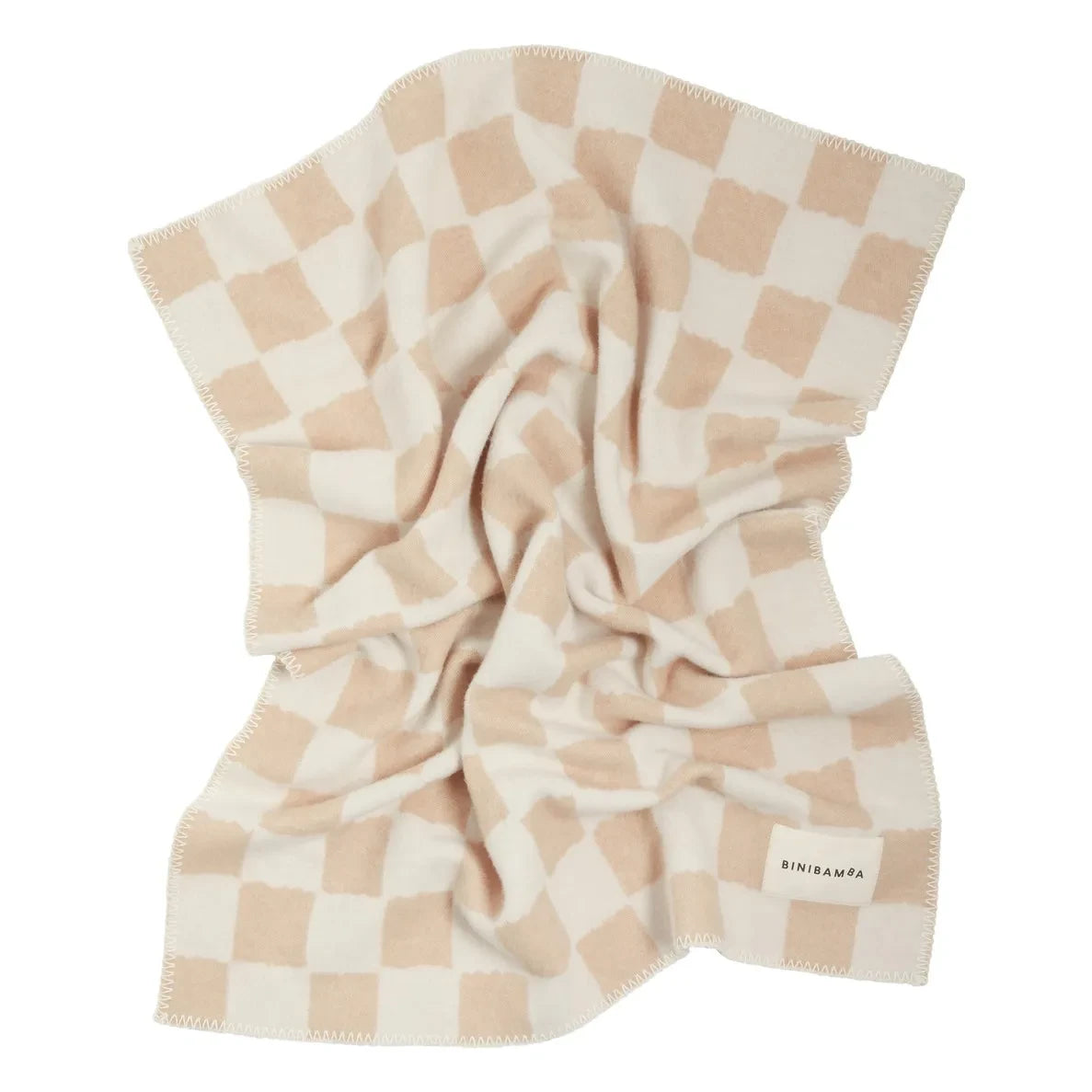 BINIBAMBA - Merino Wool Blanket | Beige