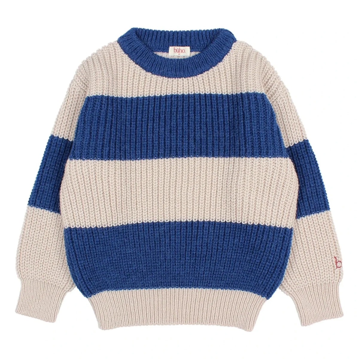 Búho - Striped Sweater | Navy