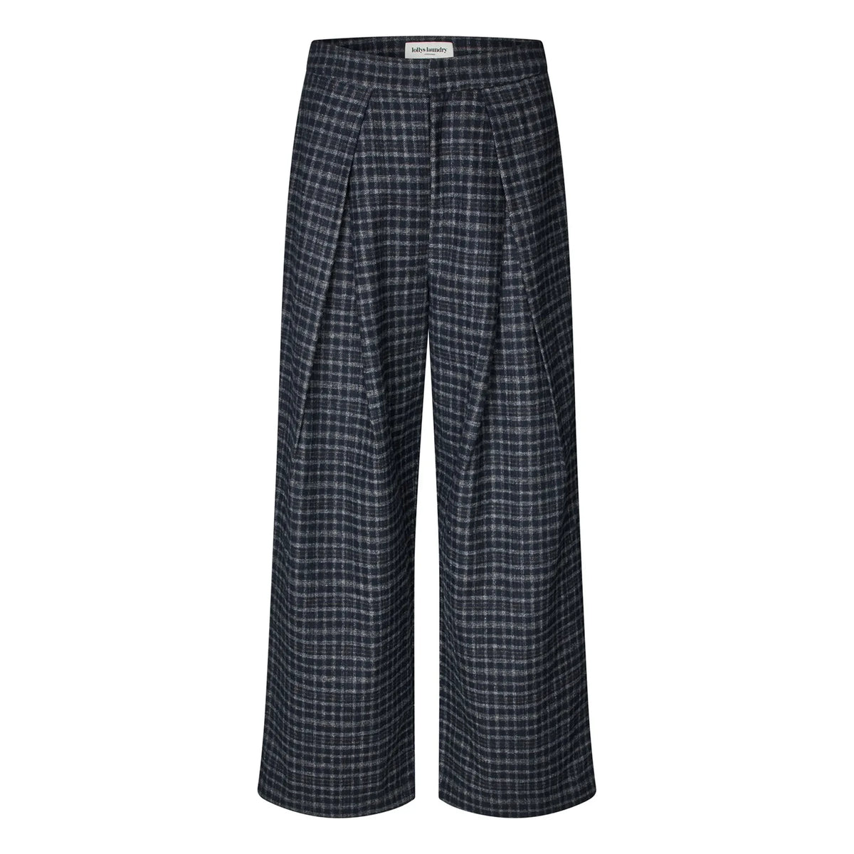 Lollys Laundry - Zola Checked Pants | Dark Blue