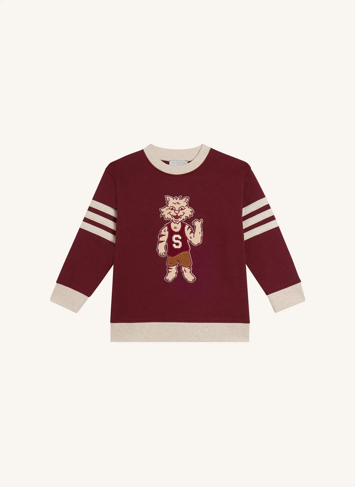 Stella McCartney Kids - College sweatshirt | Dark red