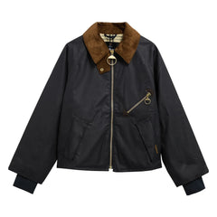 Barbour - Arlene Waxed Cotton Jacket | Navy