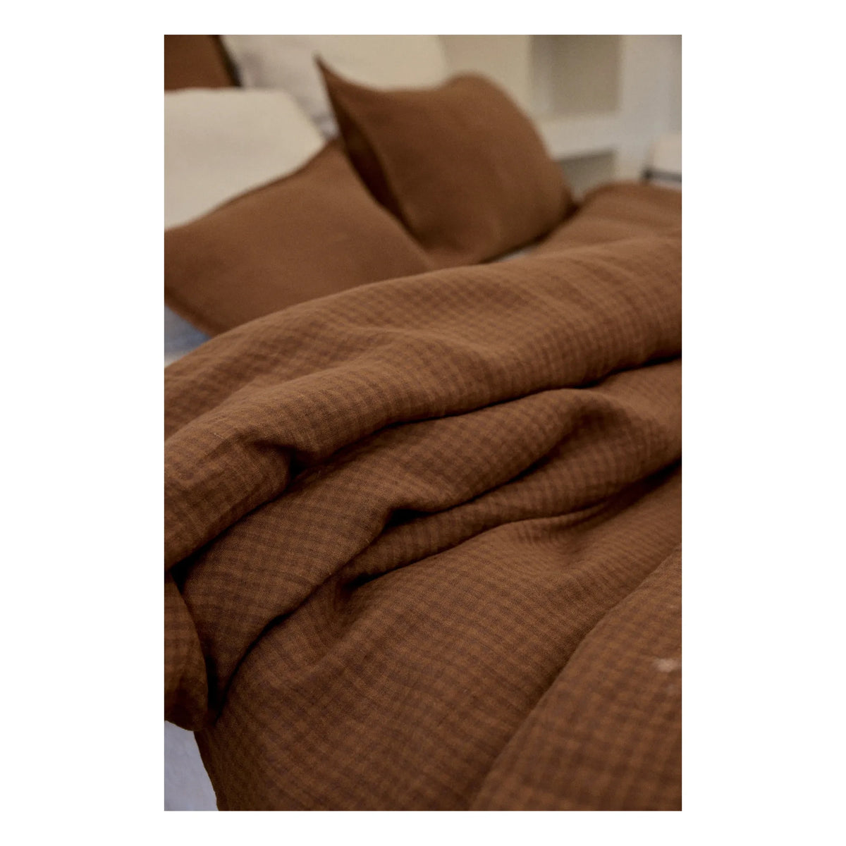 Gabrielle Paris - Washed linen duvet cover | Powder Pink