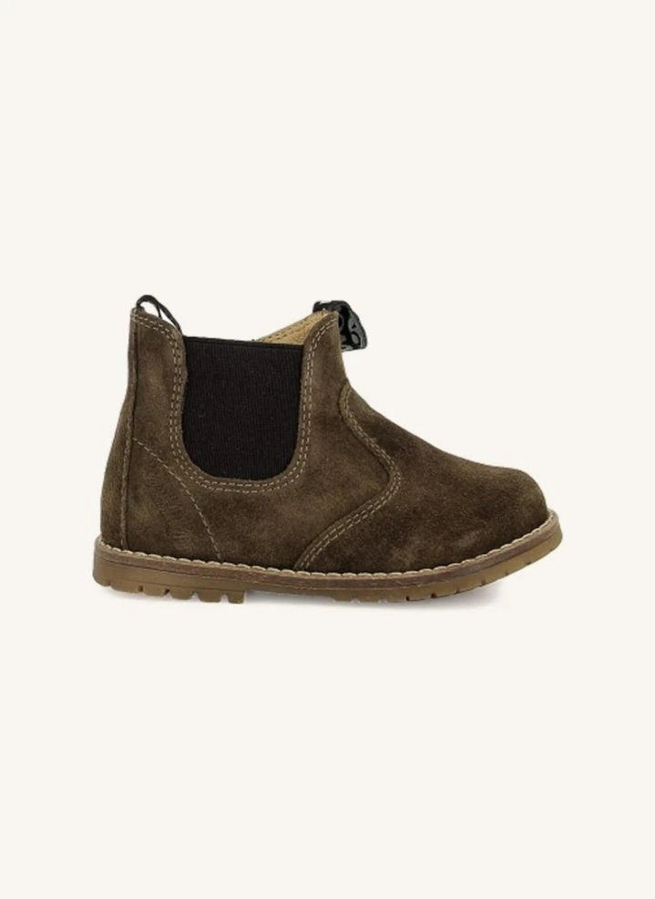 Pom d'Api - Bob Zip Velours Boots | Dark Green