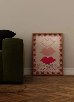 Studio Loco - "Kisses" Poster | Pink