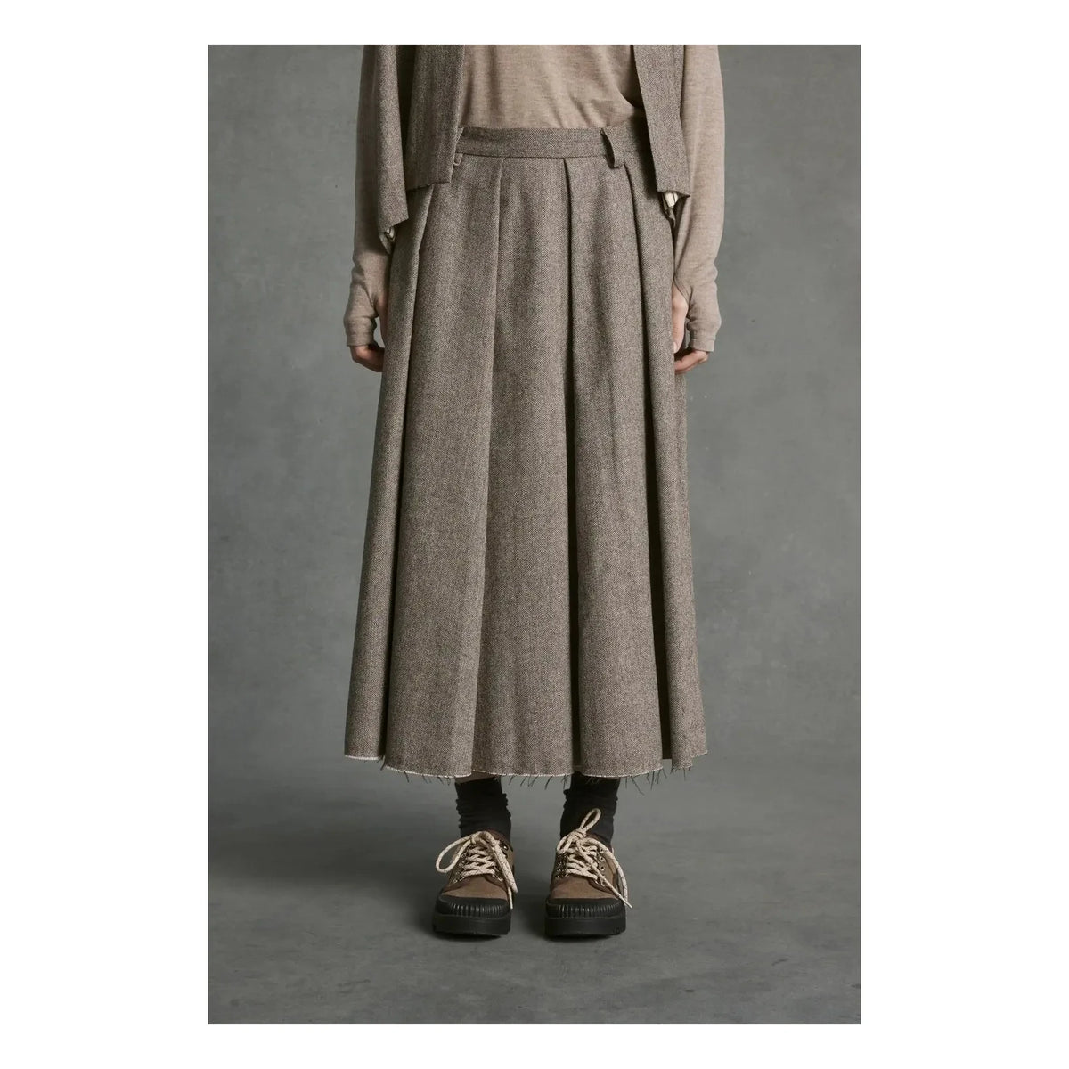 Hod - Elisabeth Skirt | Dark Brown