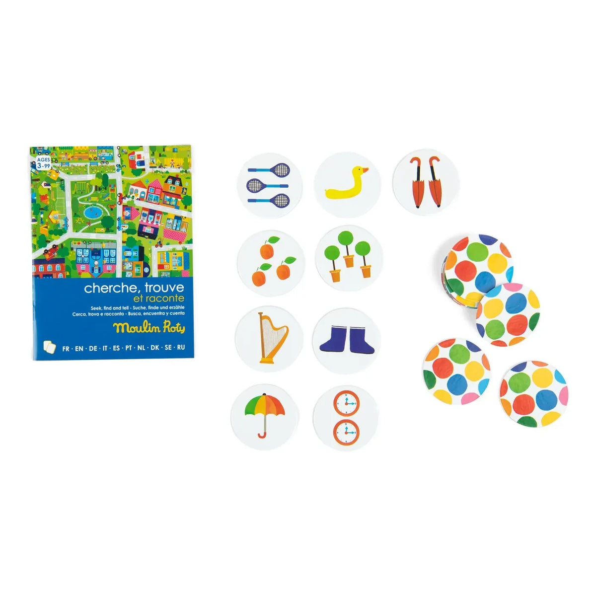 Moulin Roty - "Search, Find and Tell" Game - The Popipops
