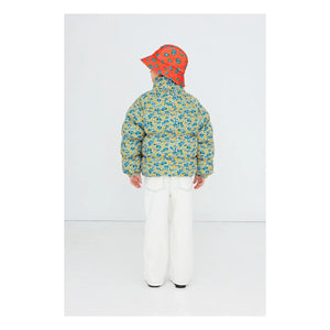 Tinycottons - Floral Print Puffer Jacket | Blue