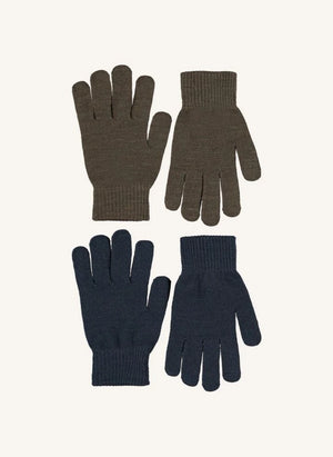 Molo - 2-Pair Kids Glove Set | Black