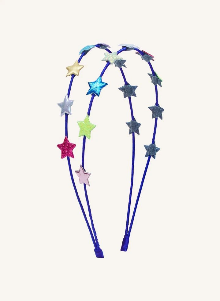 Mimi & Lula - Double Little Stars headband | Blue