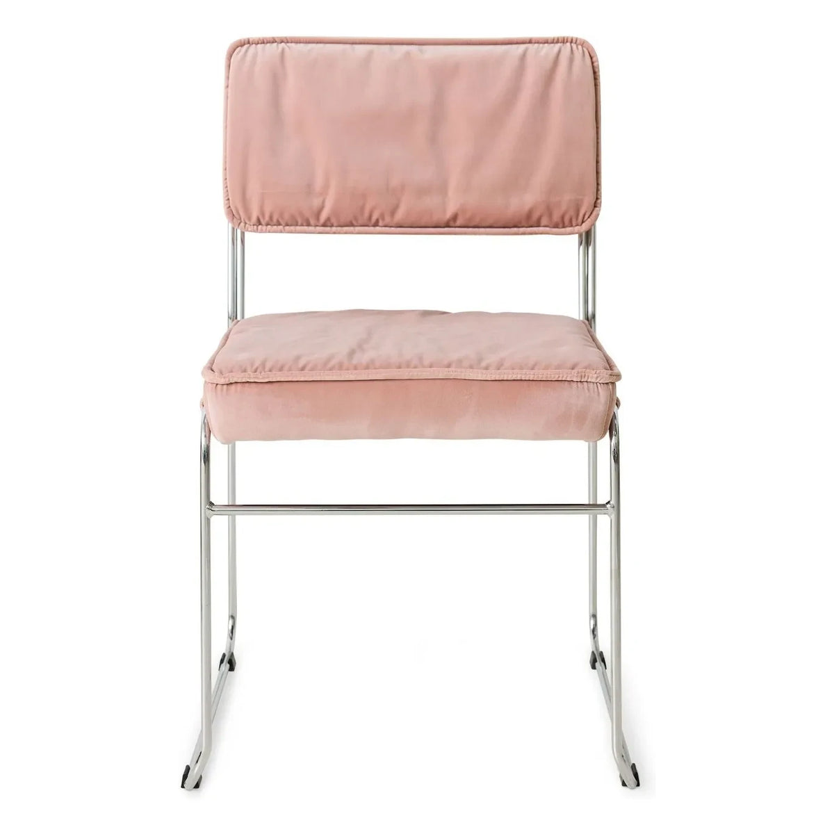 HKliving - Endless velvet chairs - Set of 2 | Pink