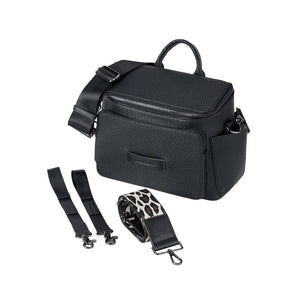 Bababing Isla Cross Body Changing Bag/ Stroller Organiser - Black-Changing Bags-Black- | Natural Baby Shower