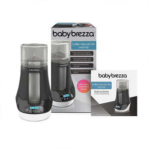 Baby Brezza Bottle + Breastmilk Warmer - Black & White-Bottle Warmers-Black & White- | Natural Baby Shower