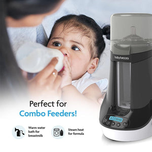 Baby Brezza Bottle + Breastmilk Warmer - Black & White-Bottle Warmers-Black & White- | Natural Baby Shower