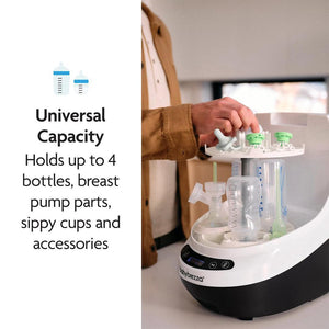 Baby Brezza Bottle Washer Pro - Black & White-Bottle Cleaners-Black & White- | Natural Baby Shower