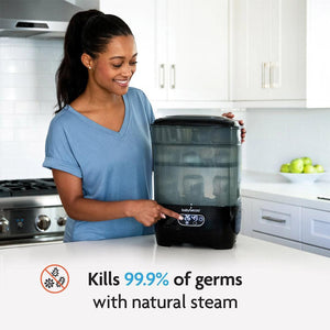 Baby Brezza Steriliser Dryer Advanced - Black-Sterilisers-Black- | Natural Baby Shower