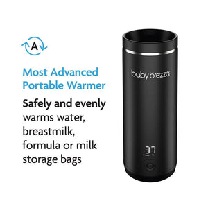 Baby Brezza Superfast Portable Bottle Warmer - Black-Bottle Warmers-Black- | Natural Baby Shower