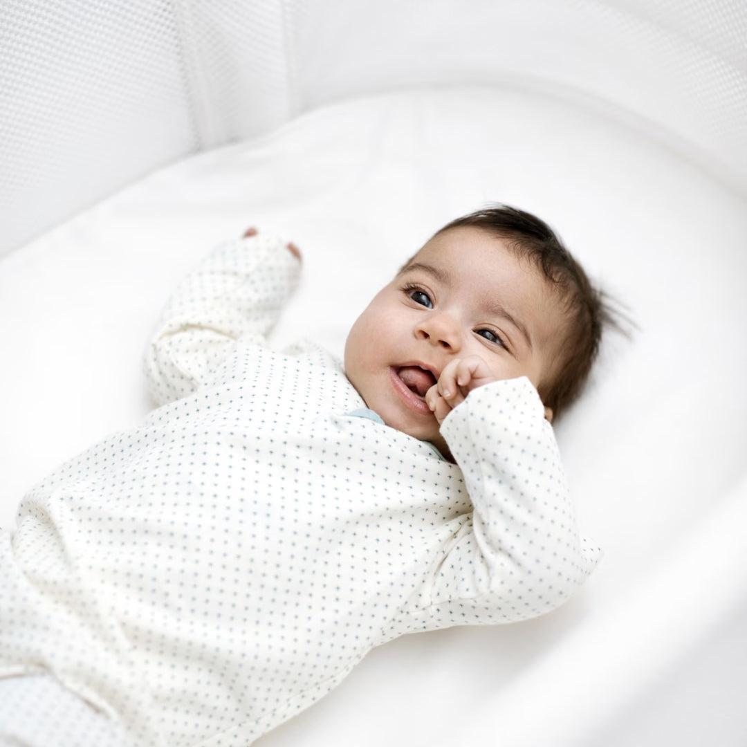 BabyBjörn Fitted Sheet for Baby Crib - White-Sheets-White-Crib | Natural Baby Shower