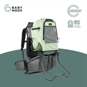 Babymoov Moov & Hike Baby Carrier - Sage Green-Baby Carriers-Sage Green- | Natural Baby Shower