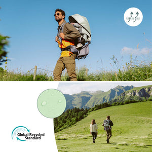 Babymoov Moov & Hike Baby Carrier - Sage Green-Baby Carriers-Sage Green- | Natural Baby Shower