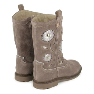 Pom d'Api - Sister Wendy Flo Velvet Boots | Dusty Pink