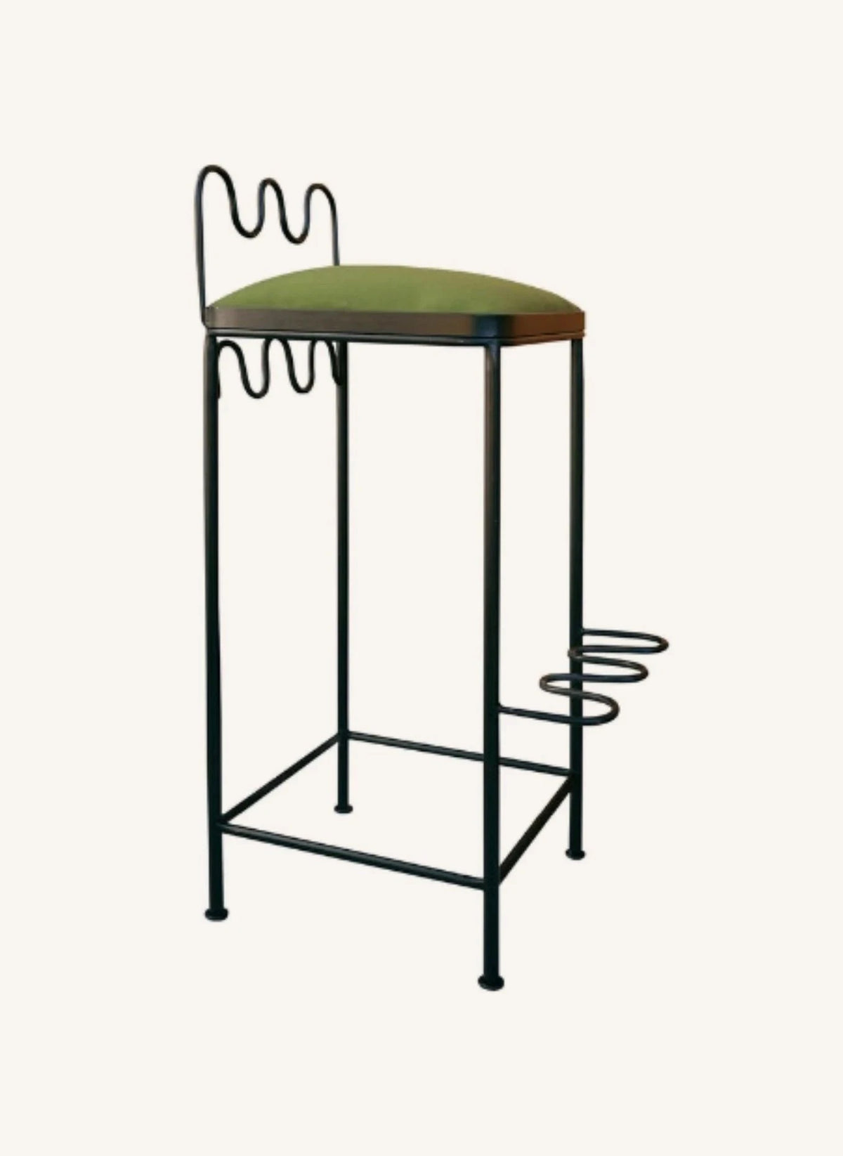 Honoré - Dolores Bar Stool - Waterproof Fabric | Khaki