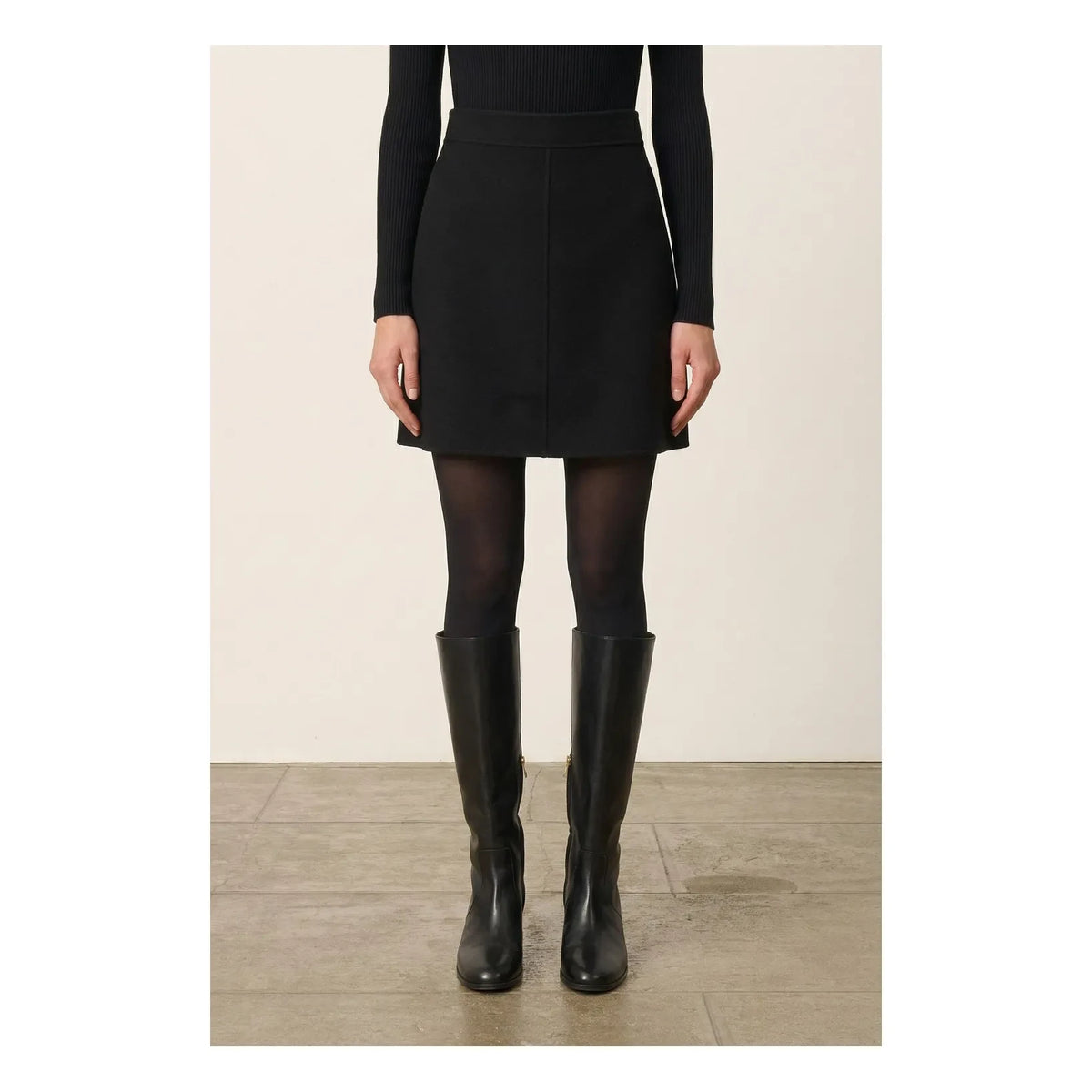 Vanessa Bruno - Juna Wool Skirt | Black