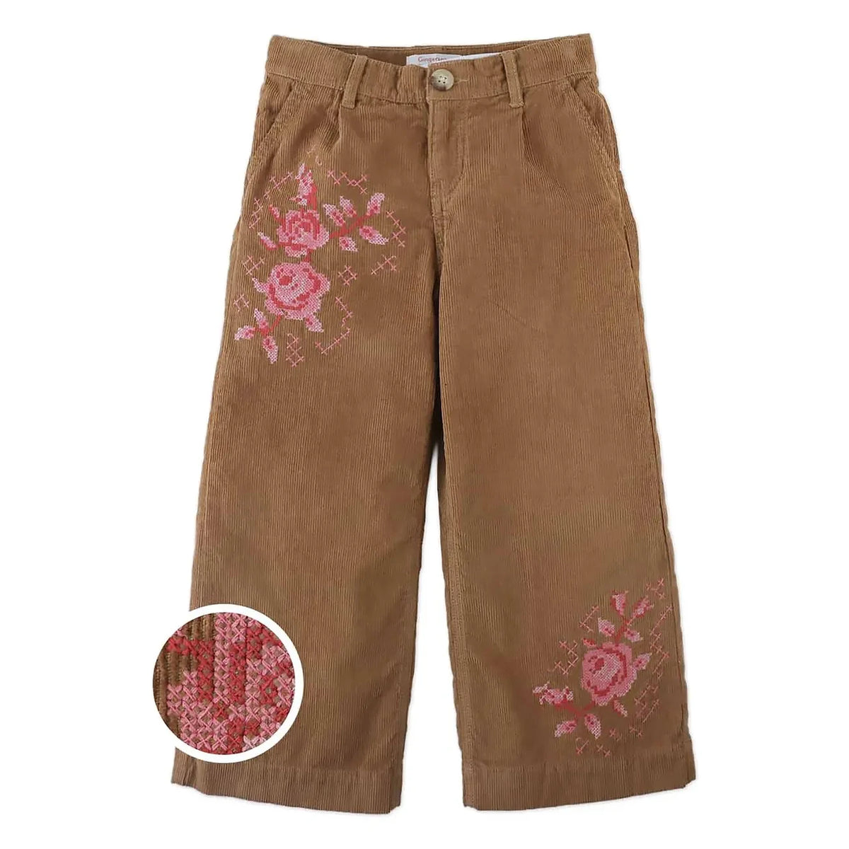 Gingersnaps - Loreine Velvet Pants | Brown