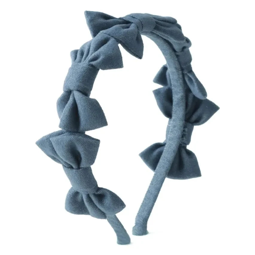 Gingersnaps - Azzura Chambray Knot Headband | Blue