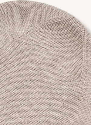 Wheat - Amya Merino Wool Beanie | Lilac