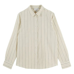 Emile et Ida - Striped shirt Evelyne Khadi | Cream