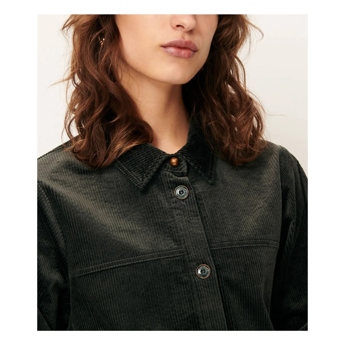 Sessùn - Leotown Organic Cotton Overshirt | Dark grey
