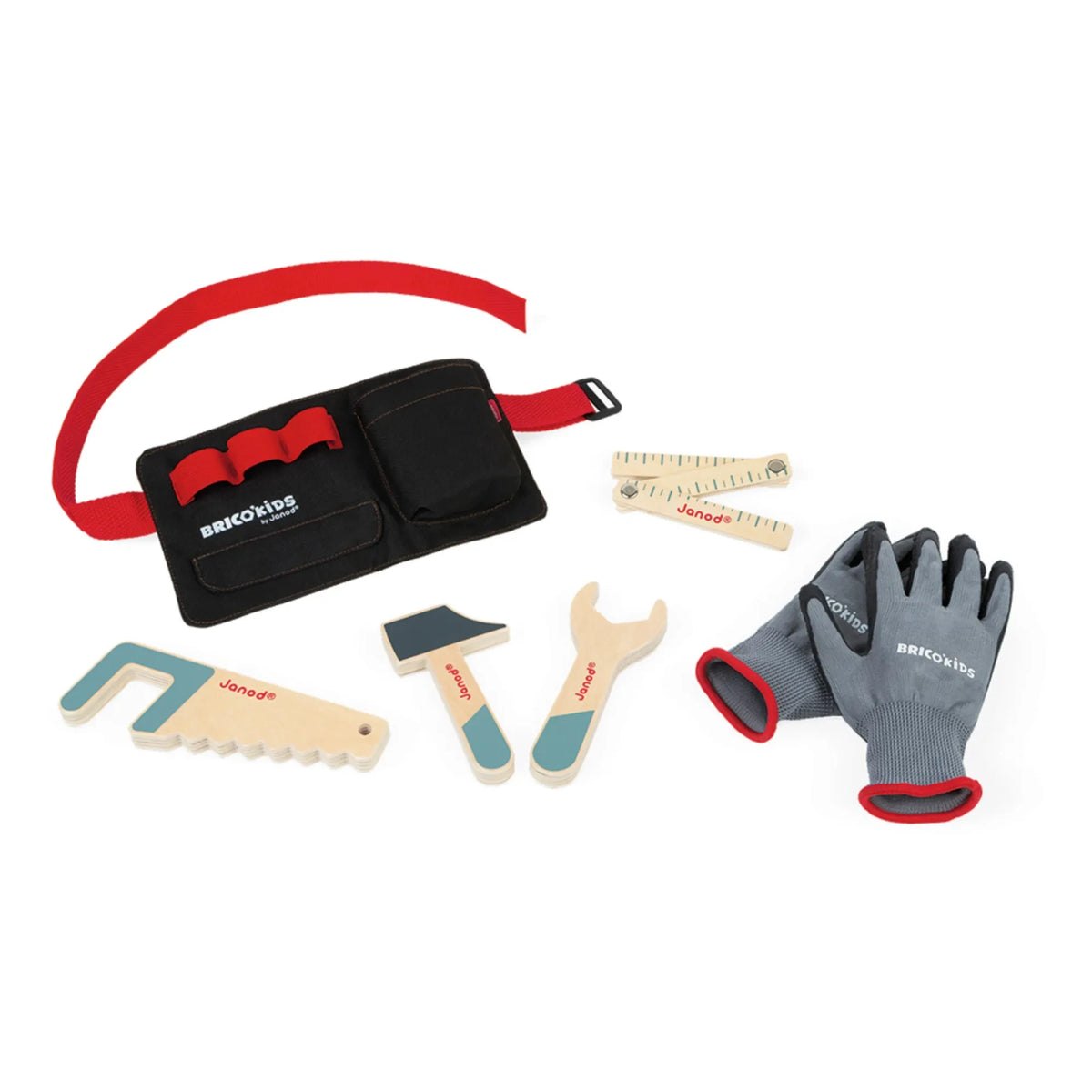 Janod - Brico'kids Tool Belt and Gloves