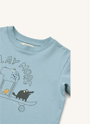 Liewood - Francis Play More T-Shirt Organic Cotton | Blue