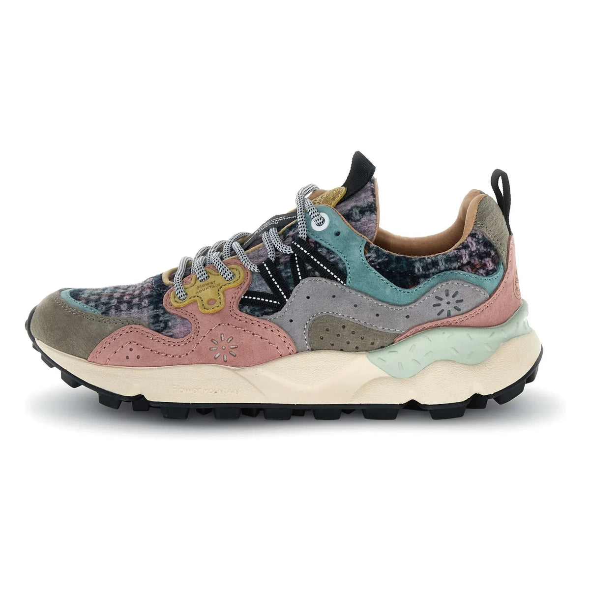 Flower Mountain - Yamano 3 Suede Fabric Sneakers | Gray