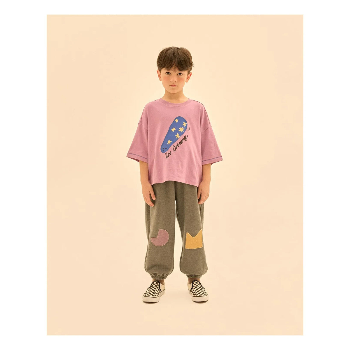 Jelly Mallow - Color Blocked Jogger | Charcoal Gray