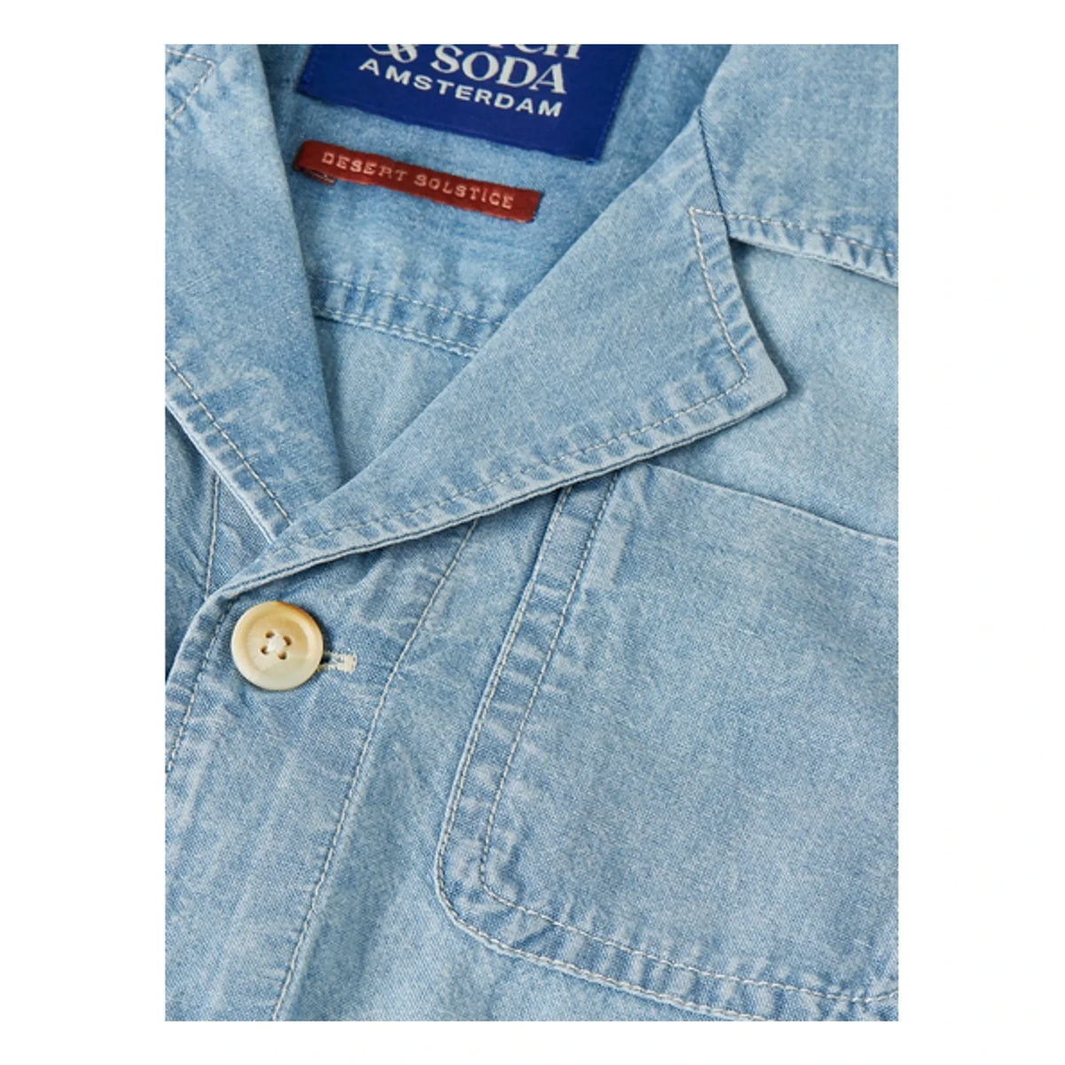 Scotch & Soda - Chambray Romper | Light Blue