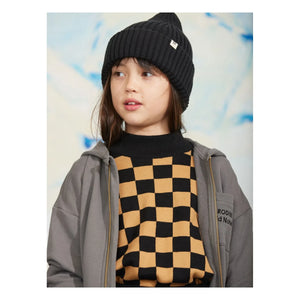 Mini Rodini - Damier organic cotton sweatshirt | Brown