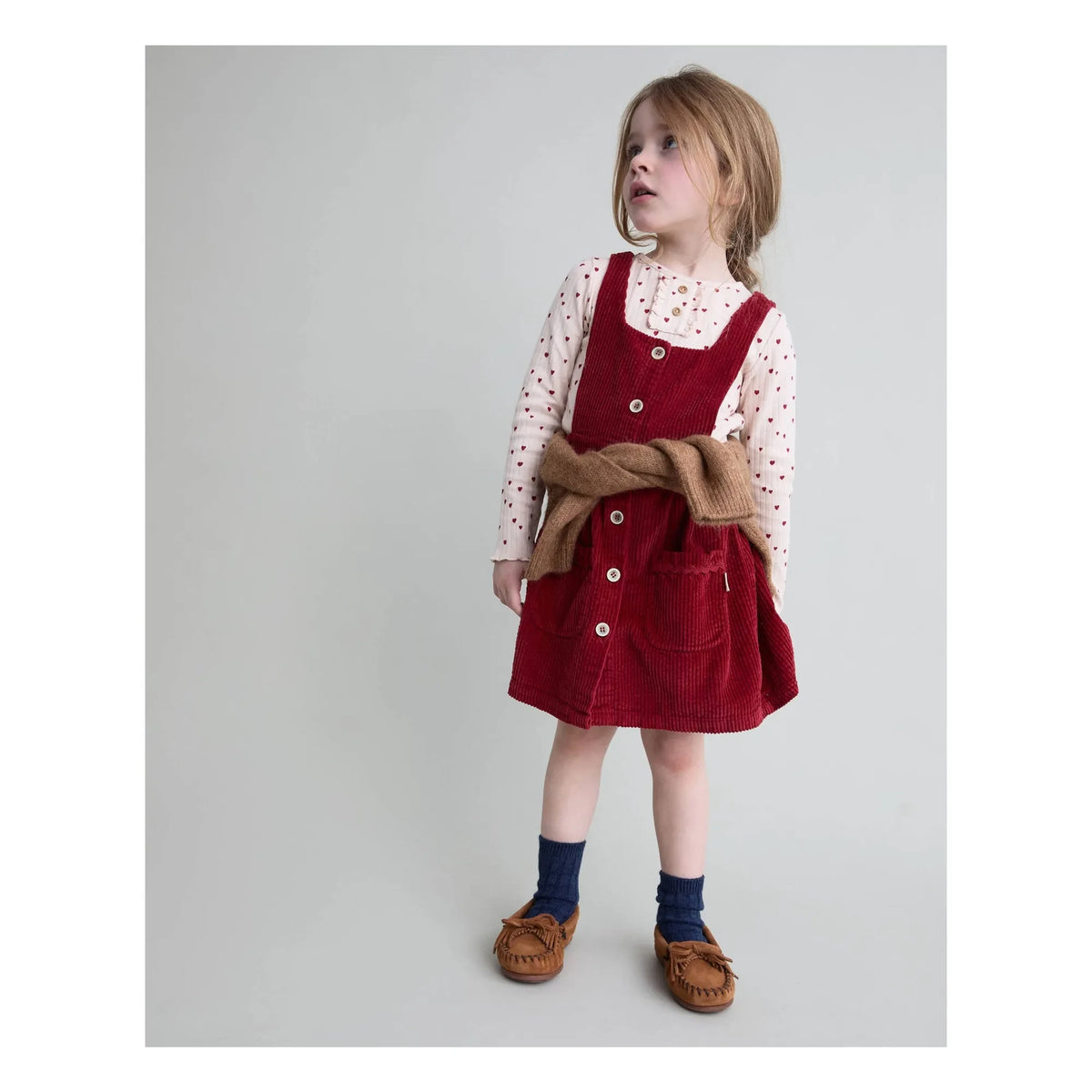 Búho - Mini Hearts T-Shirt | Light Pink