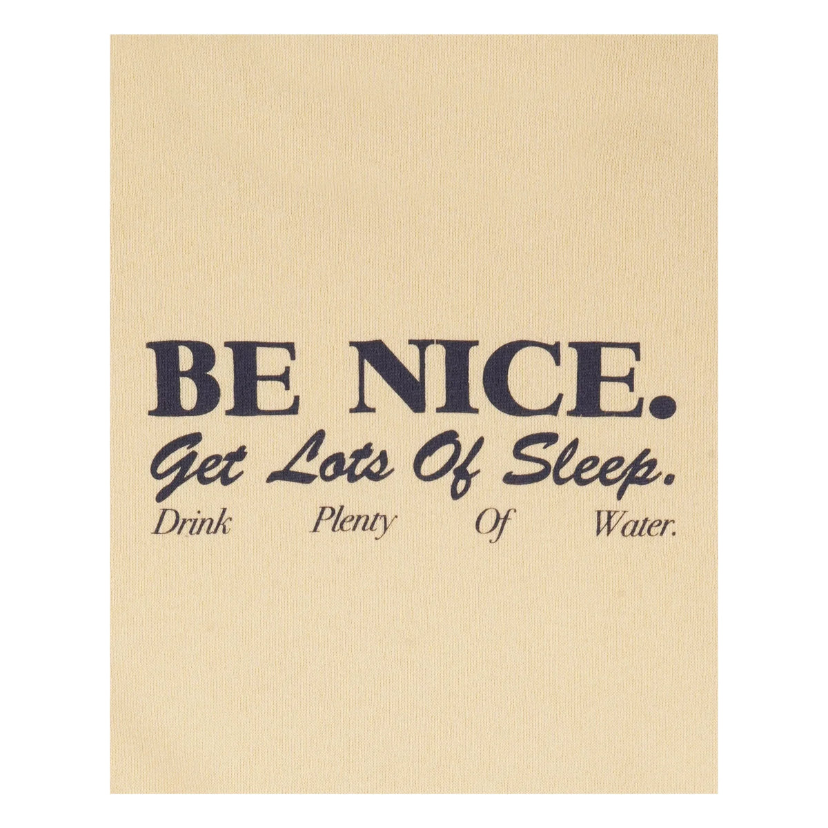 Sporty & Rich - Sweat Be Nice | Light Yellow