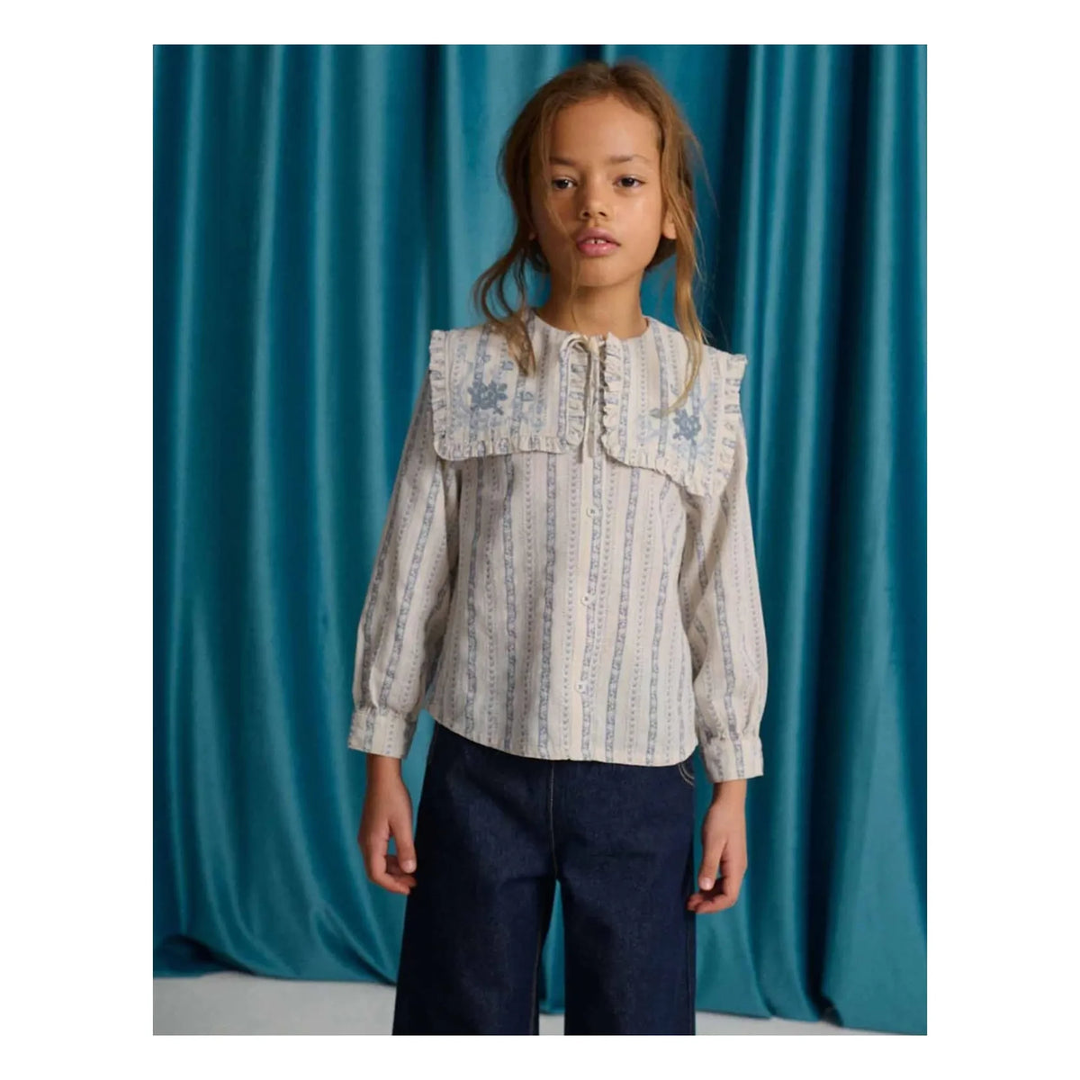 Gingersnaps - Esmeralda embroidered blouse | Cream