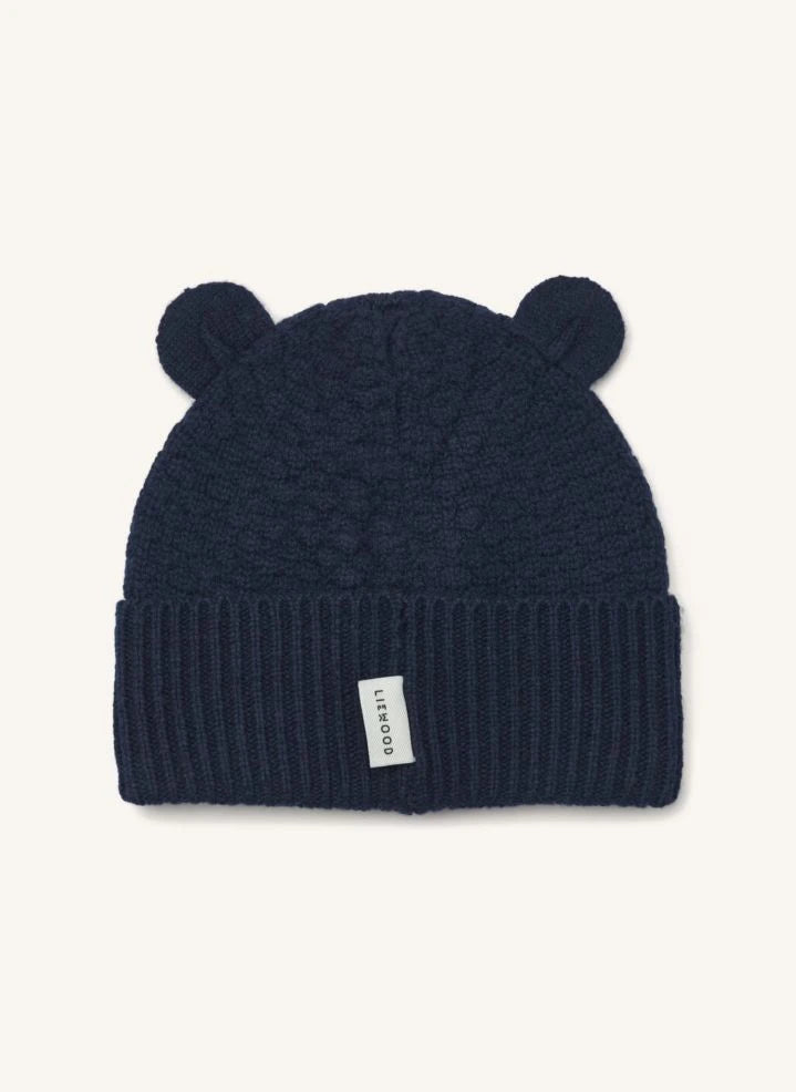 Liewood - Miller Merino Cat Hat | Navy