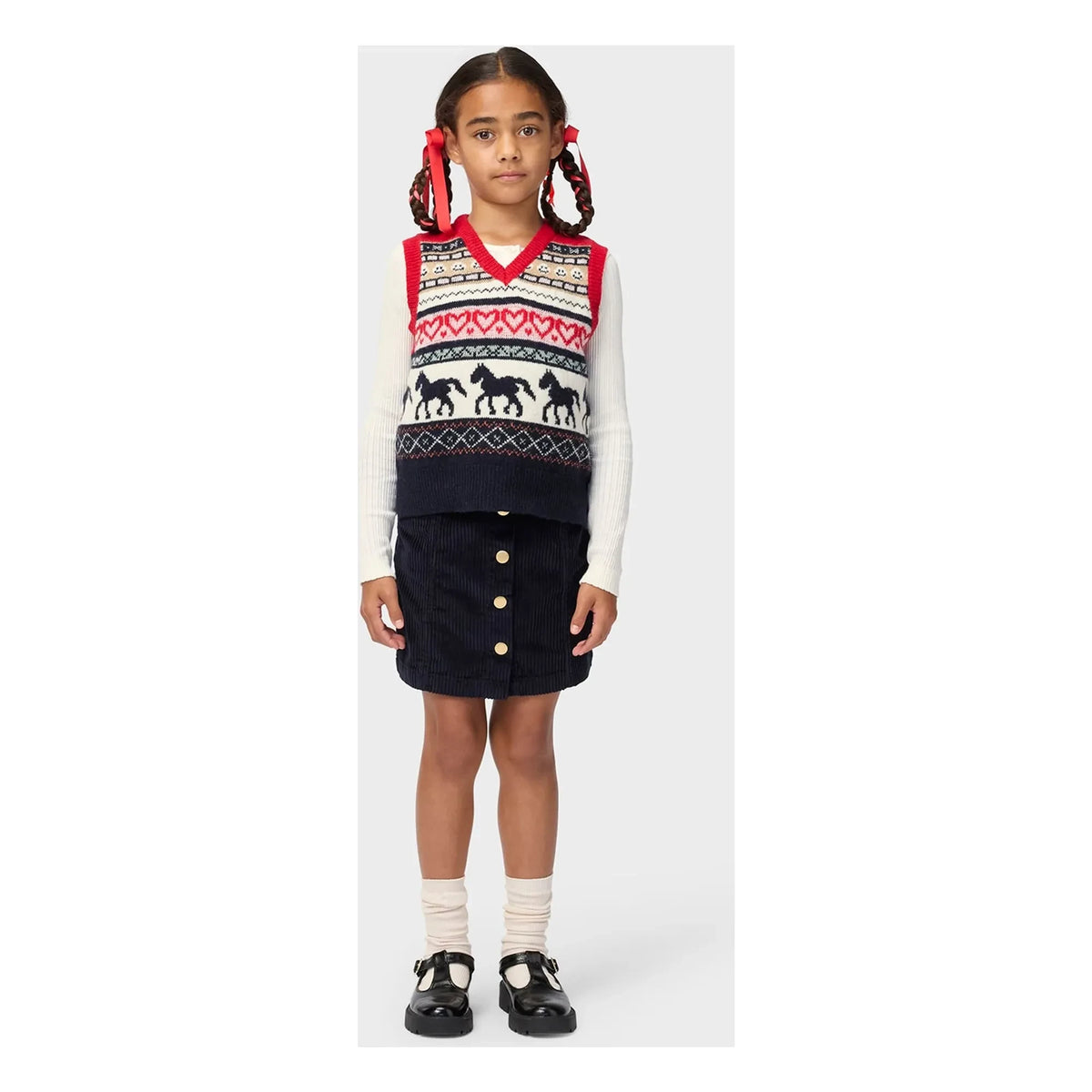 Molo - Grace Laine Sleeveless Sweater | Red