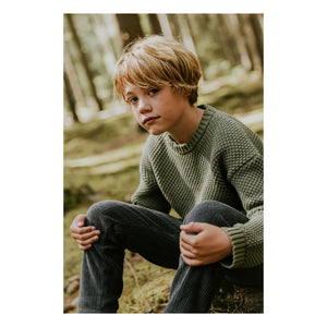 Yuki - Kyoto organic cotton sweater | Green