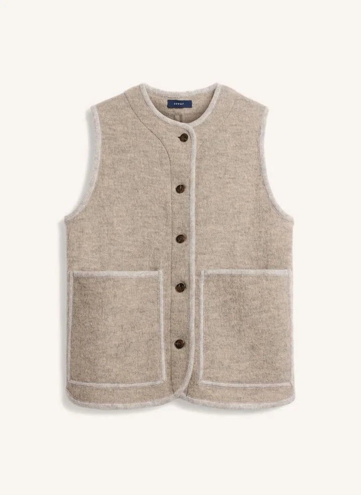 Soeur - Chicago Wool Jacket | Beige