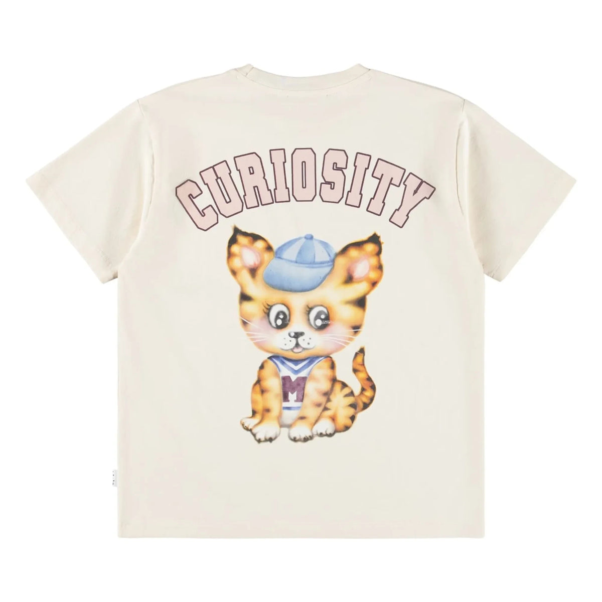 Molo - Riley Curiosity Tiger Organic Cotton T-Shirt | White