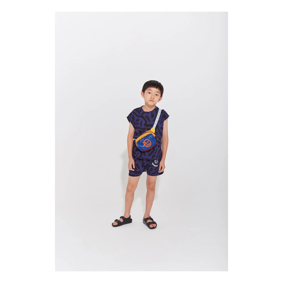Wynken - Blue Mesh Shoulder Bag