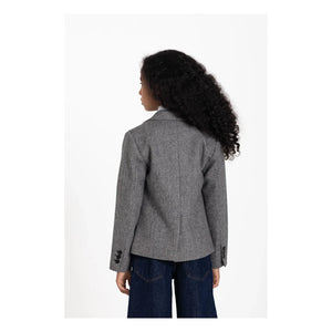 Finger in the nose - Welly Houndstooth Jacket | Black