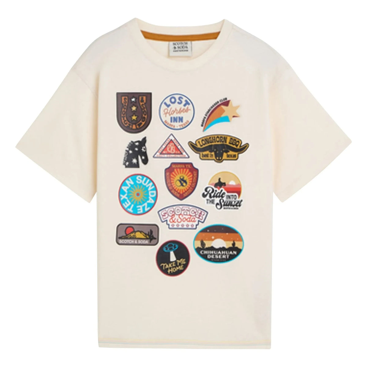 Scotch & Soda - Organic Cotton T-Shirt | Ecru
