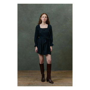 Louise Misha - Lauren organic cotton dress - Women's collection | Black
